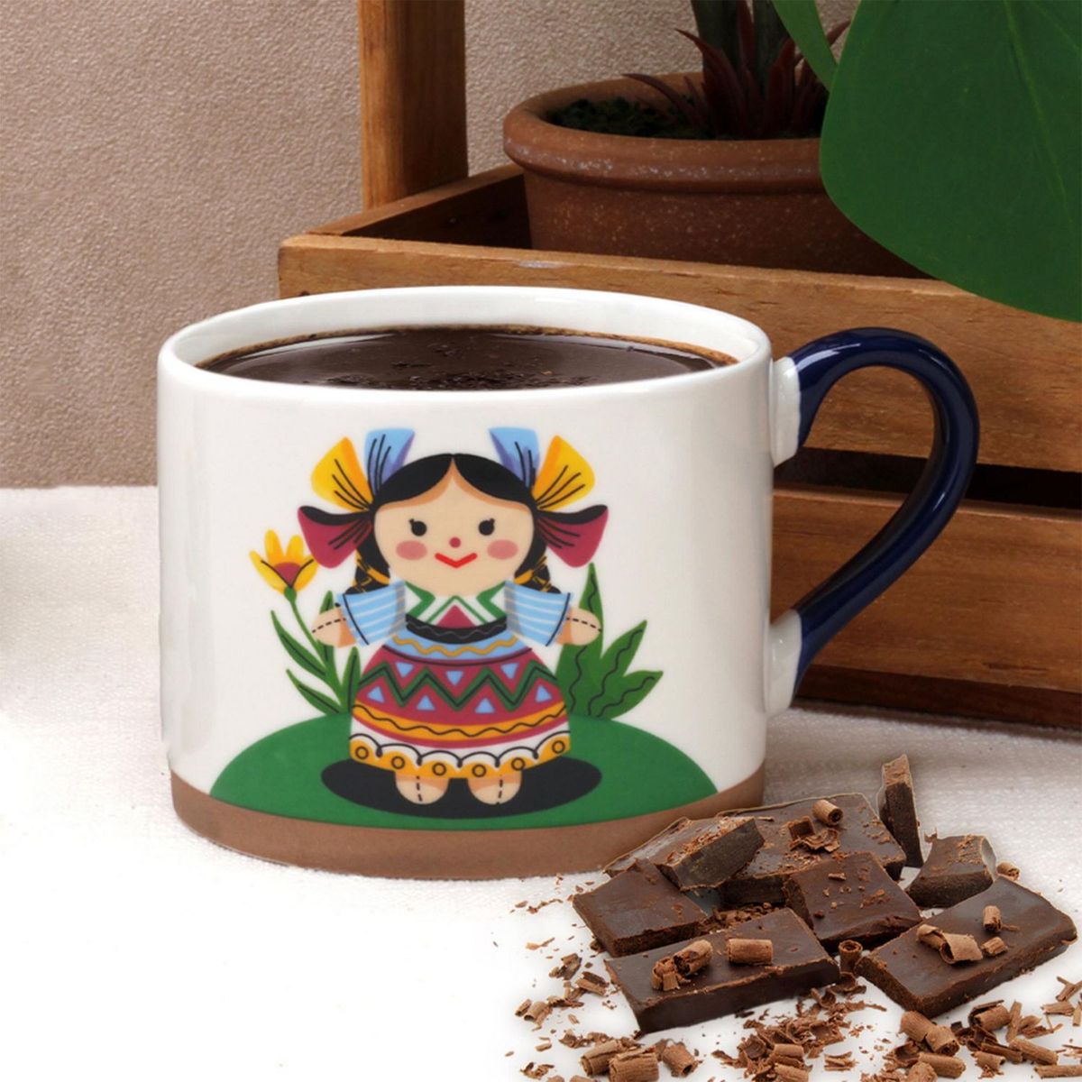 Crown Baccara - Taza Leila de porcelana 400 mililitros