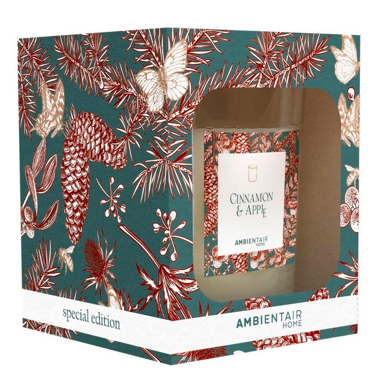 Ambientair - Vela Cinnamon & Apple Navidad 30 Horas