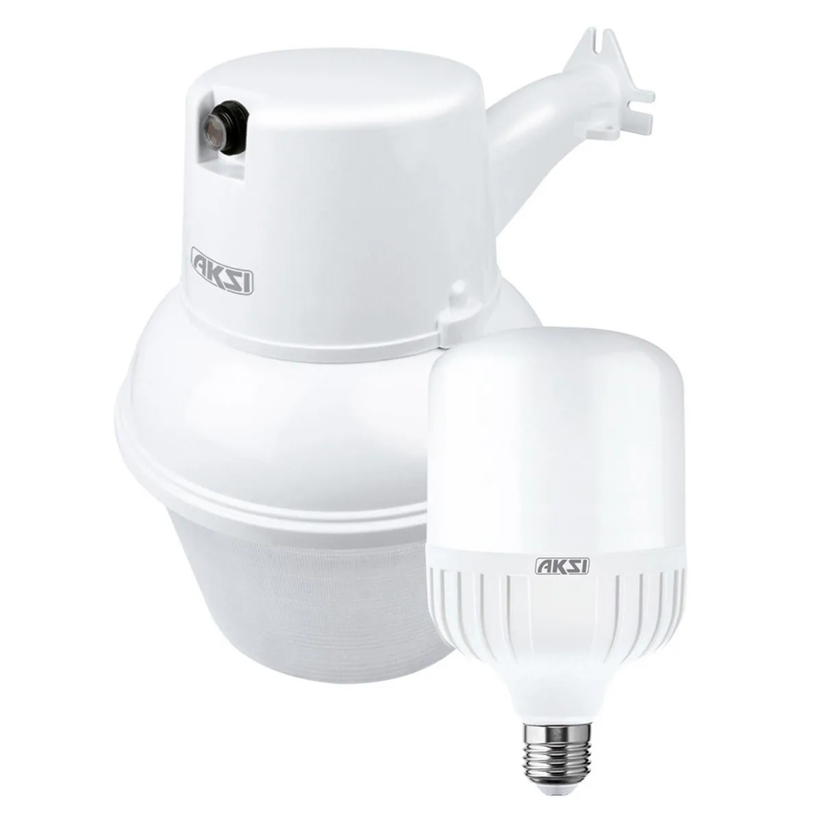 Lámpara Suburbana con foco LED E27 de 125W, marca Aksi - Foto Principal