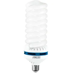 Foco espiral ahorrador luz fría de 65W E27