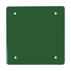 Tapa No Metálica Pesada Cuadrada Ciega Verde
