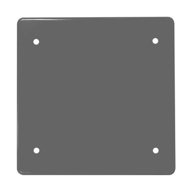 Tapa No Met�lica Pesada Cuadrada Ciega Gris