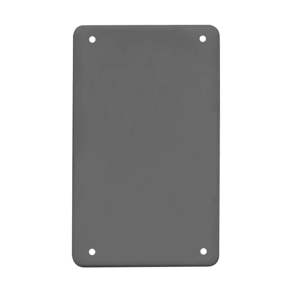 Tapa No Metálica Pesada Rectangular Ciega Gris, marca Argos - Foto Principal