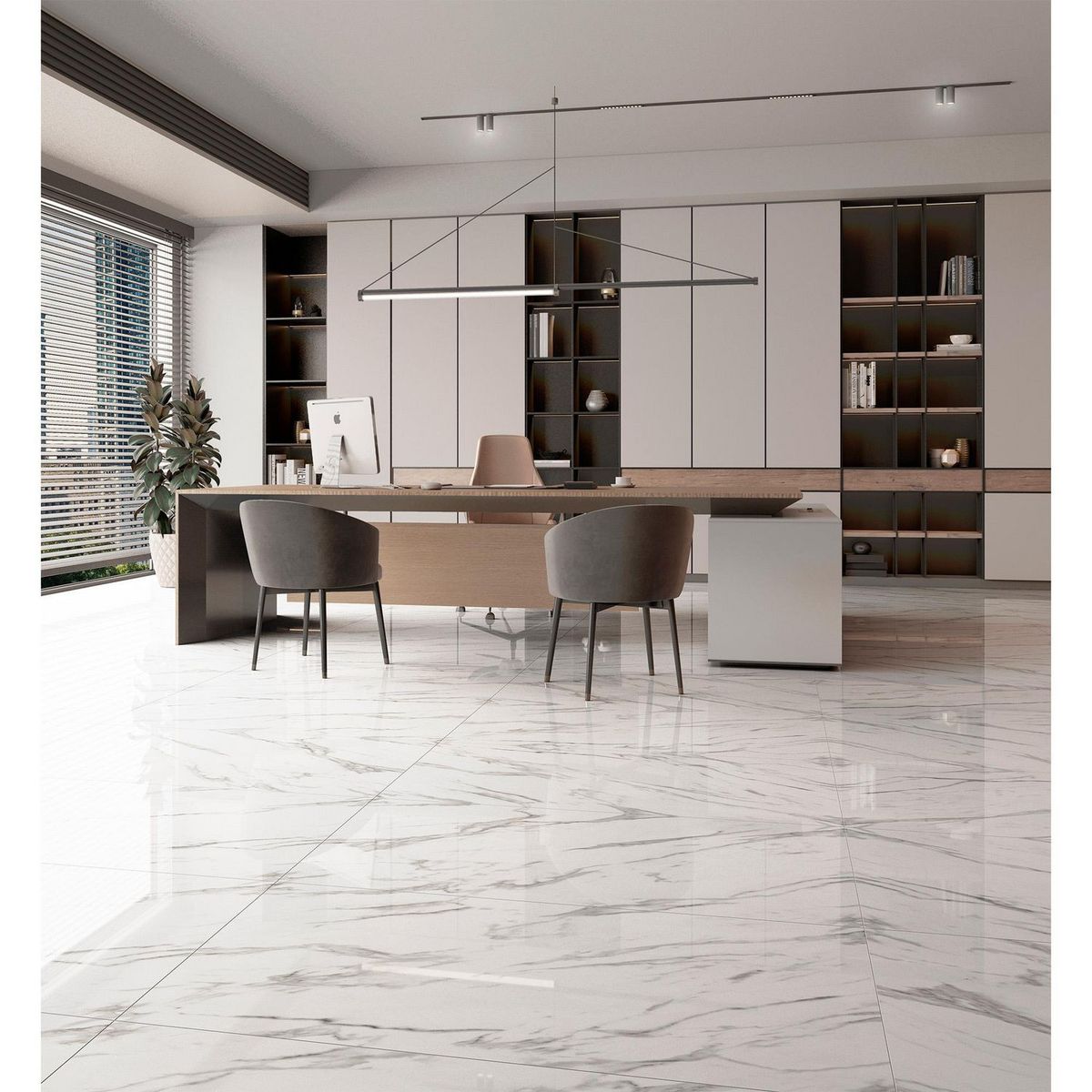 Tendenzza - Piso Porcelanato Ancona 60x120 7mm 2.16