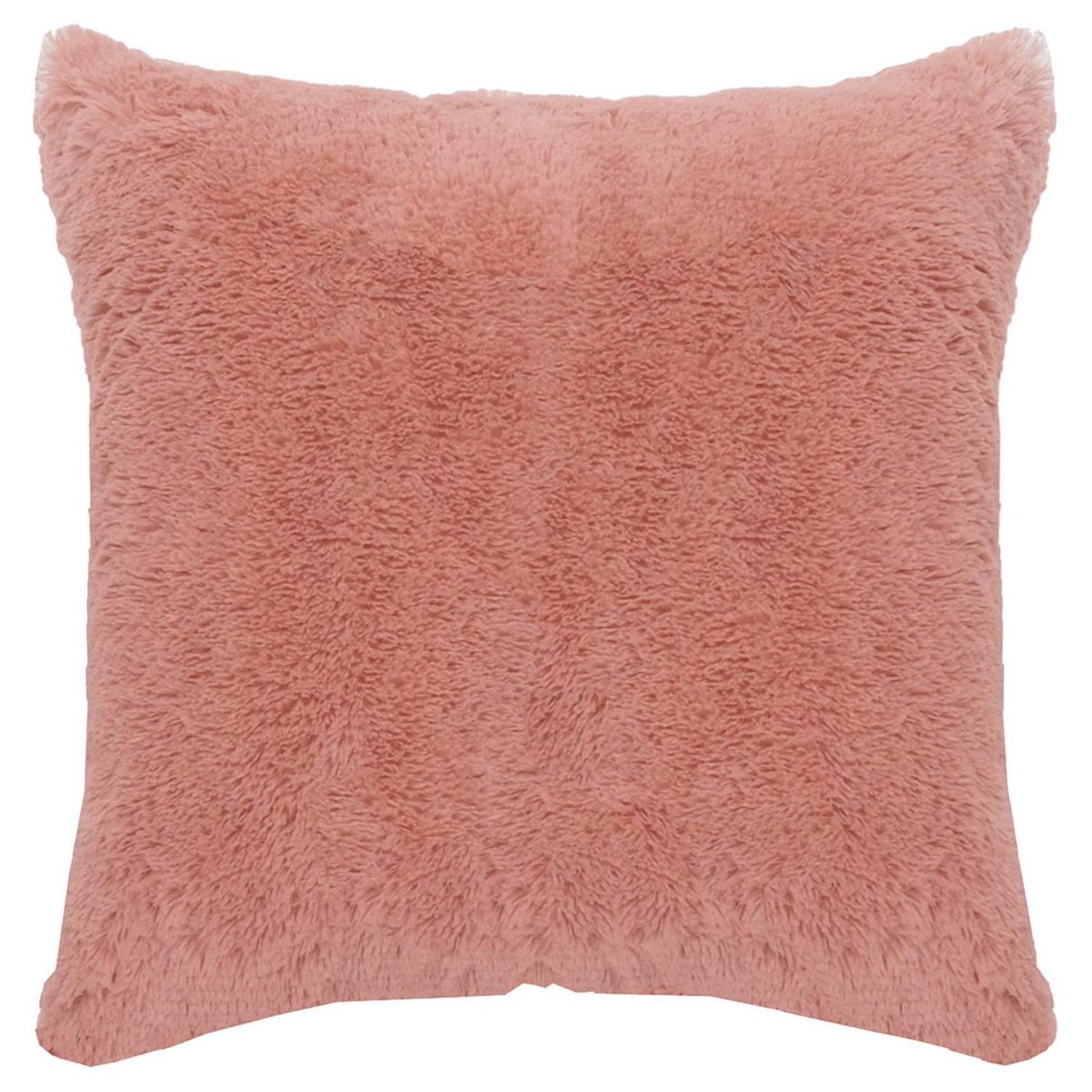 Blancos Pileso - Cojín deco de peluche Rosa 43 x 43 cm