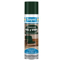 Pintura para piel y vinyl verde olivo