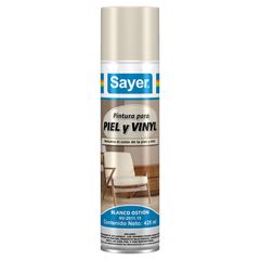 Spray Pintura para piel-vinyl blanco ostion