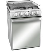 Estufa empotrable 50 cm Plata Mercury Mabe EMC5046CAIS0