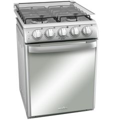 Estufa empotrable 50 cm Plata Mercury Mabe EMC5046CAIS0