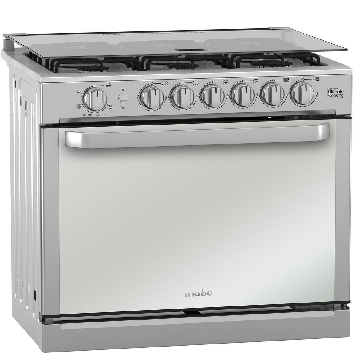 Mabe - Estufa empotrable 80 cm Plata Mercury Mabe MA0C80300CI3