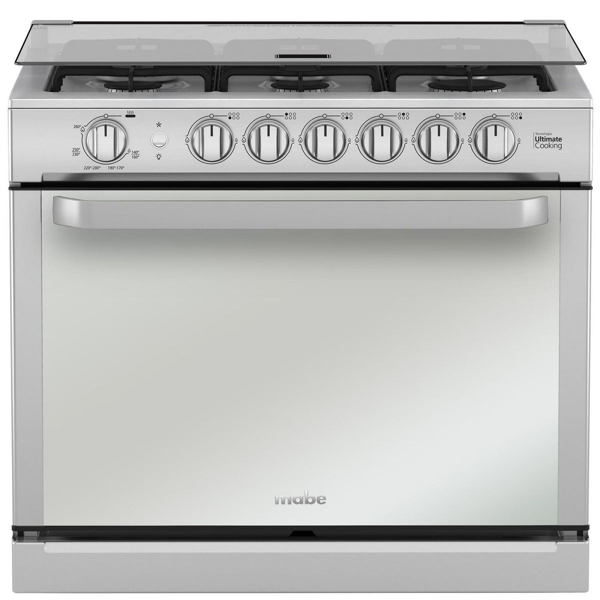 Mabe - Estufa empotrable 80 cm Plata Mercury Mabe MA0C80300CI3