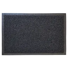 Tapete para entrada Coil de 38 x 58 cm Negro