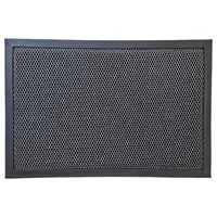 Tapete para entrada Elastic 3D de 40 x 60 cm Negro