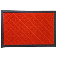 Tapete para entrada Loop de 40 x 60 cm Rojo
