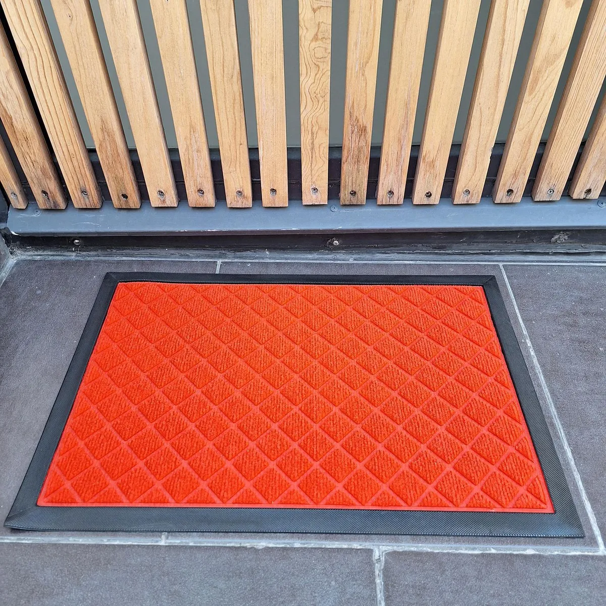 TKR Home - Tapete para entrada Loop de 40 x 60 cm Rojo