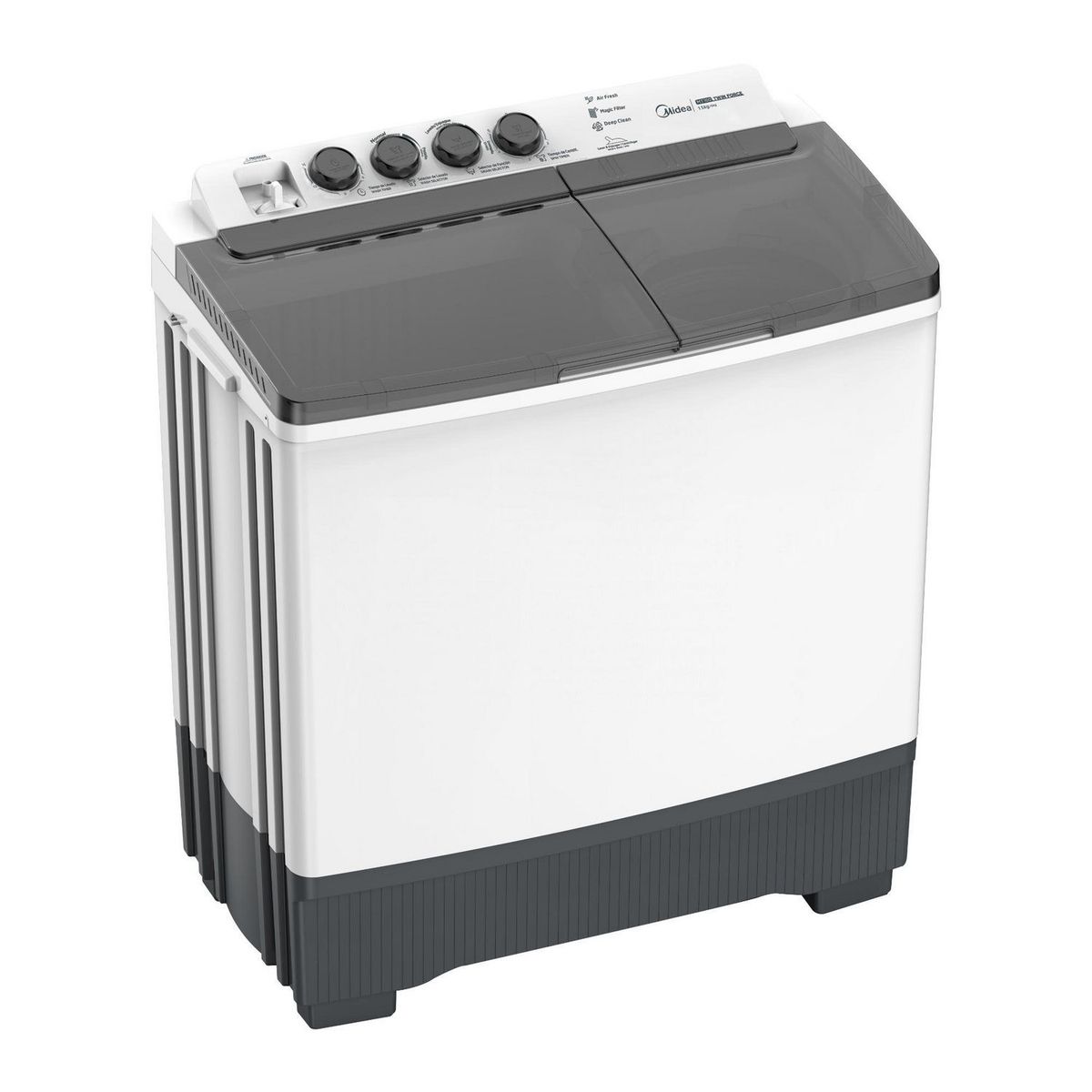 Lavadora 2 tinas 15kg color blanco, marca Midea - Foto Principal