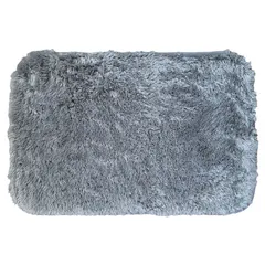 Tapete de baño Soft de 40 x 60 cm Gris