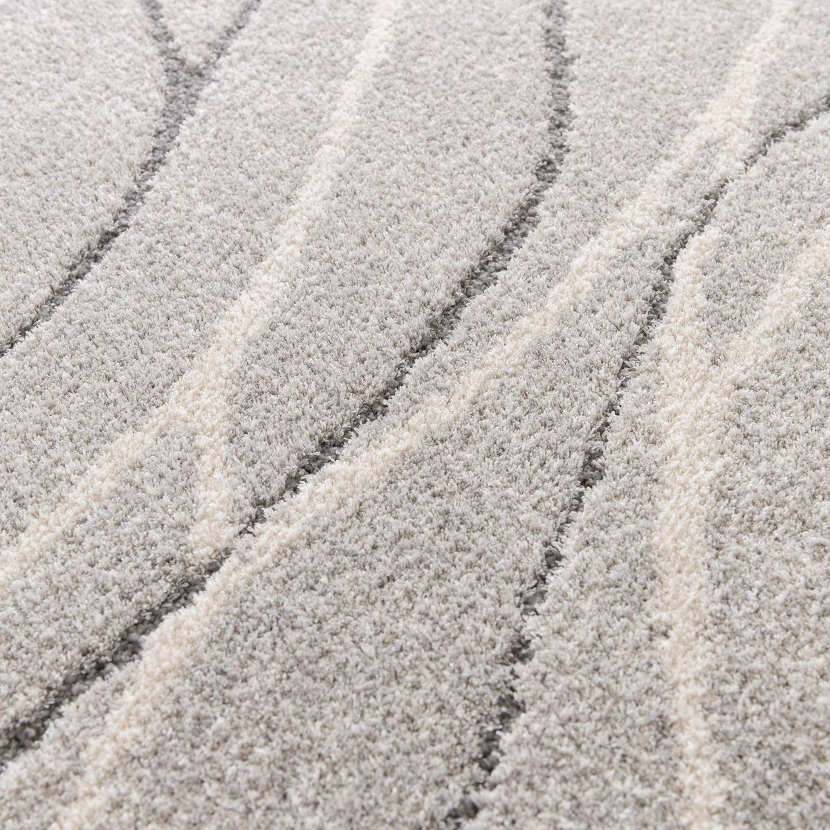 TKR Home - Tapete decorativo Dune de 120 x 170 cm Gris