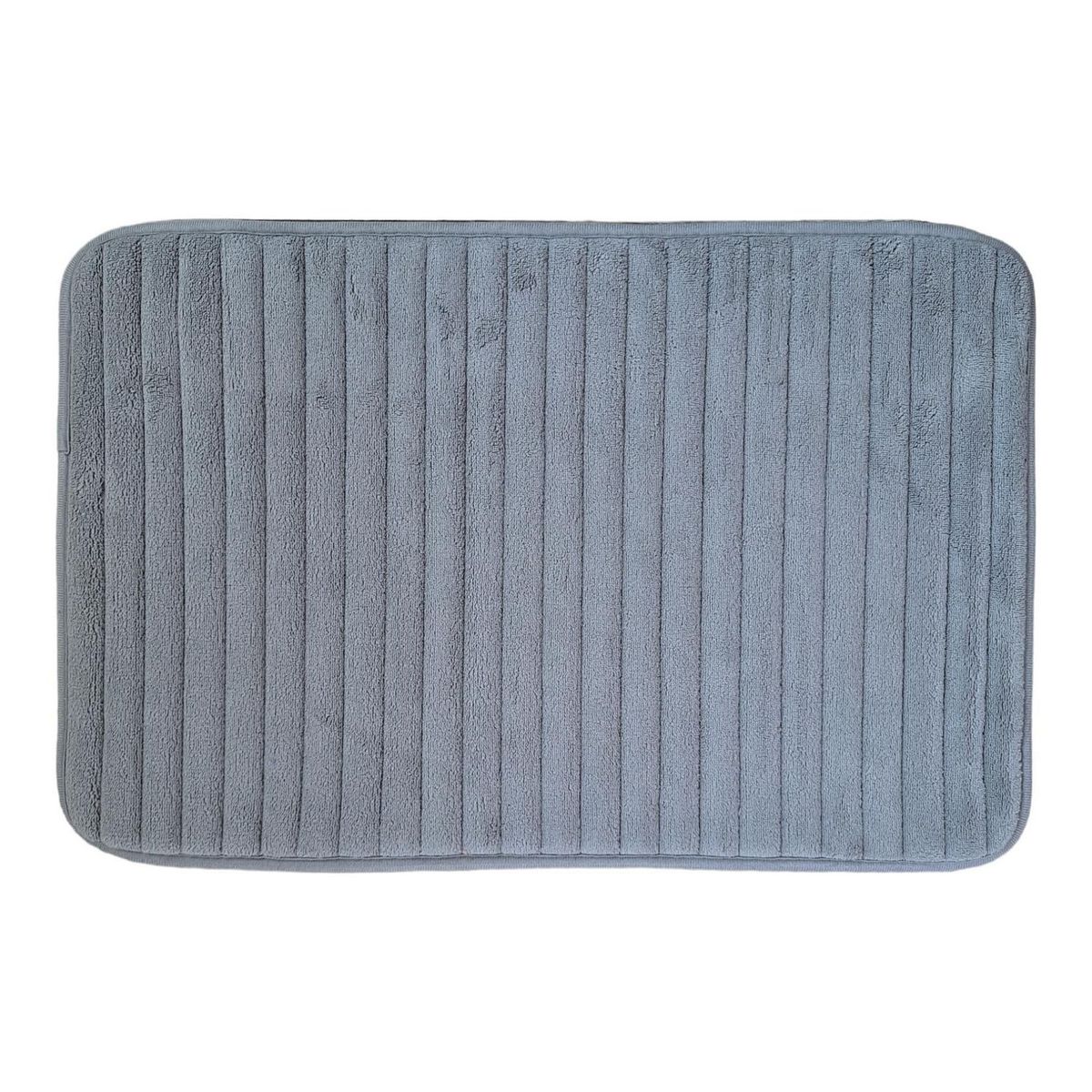 TKR Home - Tapete de baño Foam de 40 x 60 cm Plata