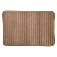 Tapete de baño Foam de 40 x 60 cm Beige