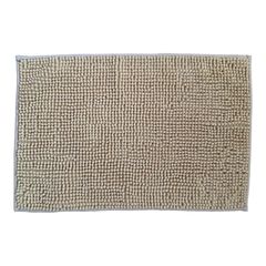 Tapete de baño Chenille de 40 x 60 cm Beige