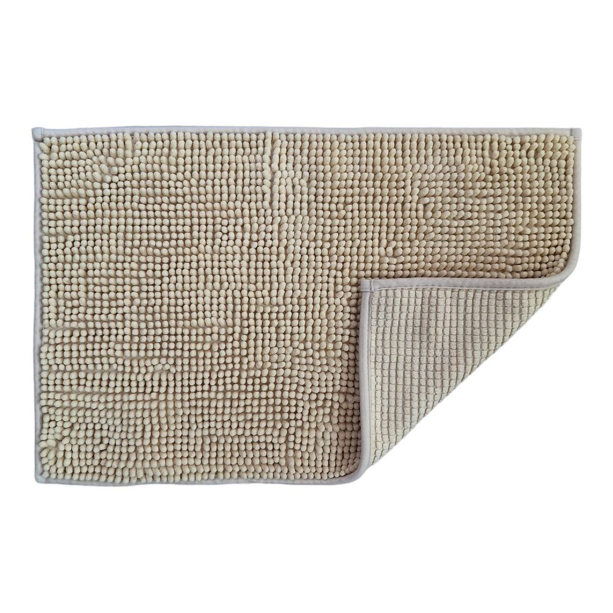TKR Home - Tapete de baño Chenille de 40 x 60 cm Beige