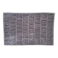 Tapete de baño Look de 40 x 60 cm Gris
