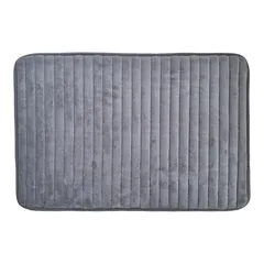 Tapete de baño Foam de 40 x 60 cm Gris