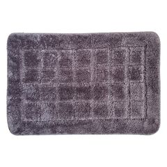 Tapete de baño Chess de 40 x 60 cm Gris
