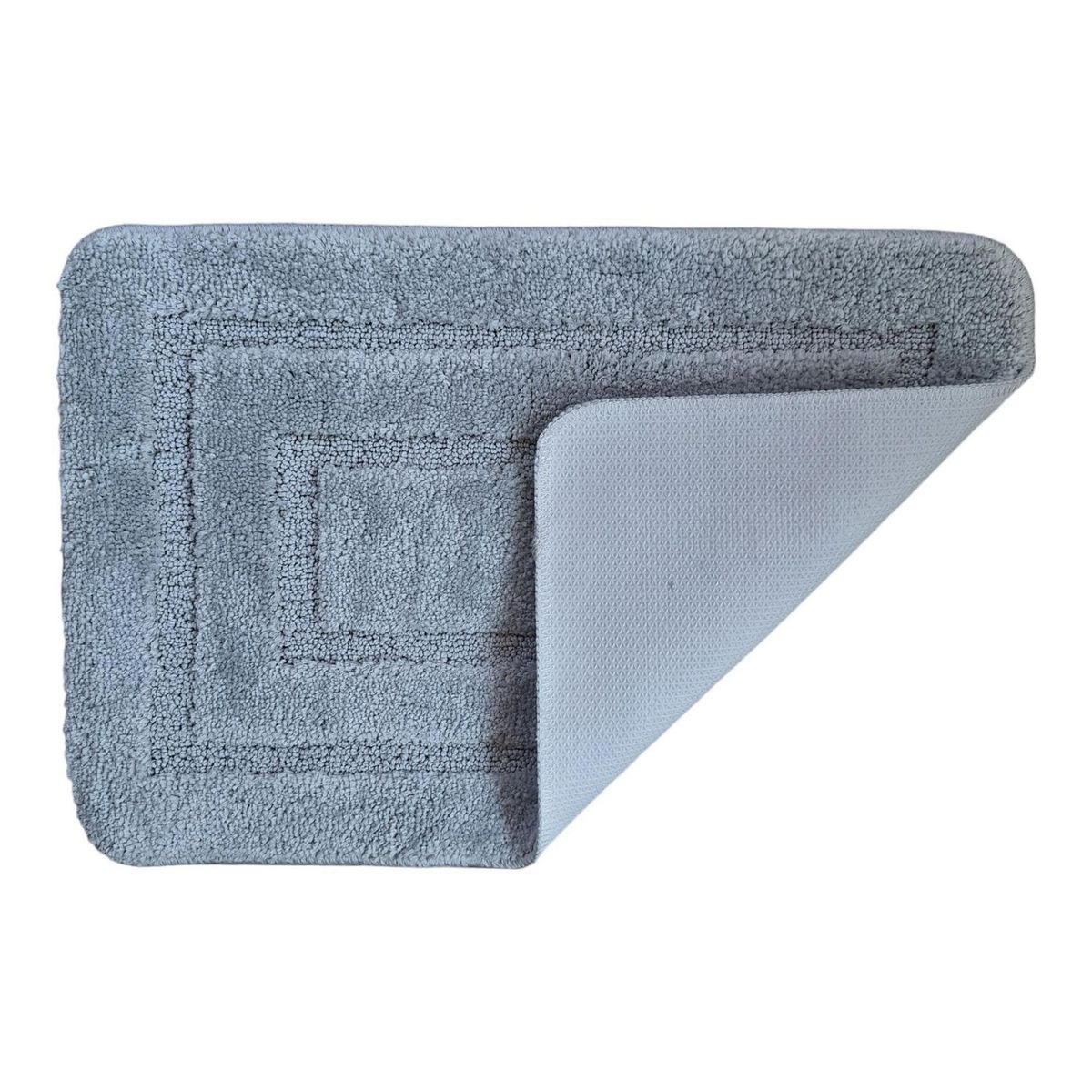 TKR Home - Tapete de baño Frame de 40 x 60 cm Gris