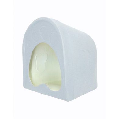 Casa Mascota con Aditivo Antibacterial Granito Mediana