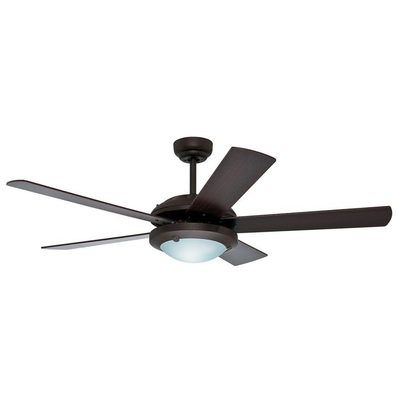 Hunter - Ventilador de Techo Solaris 5 Aspas y 2 Luces de 52" Blanco