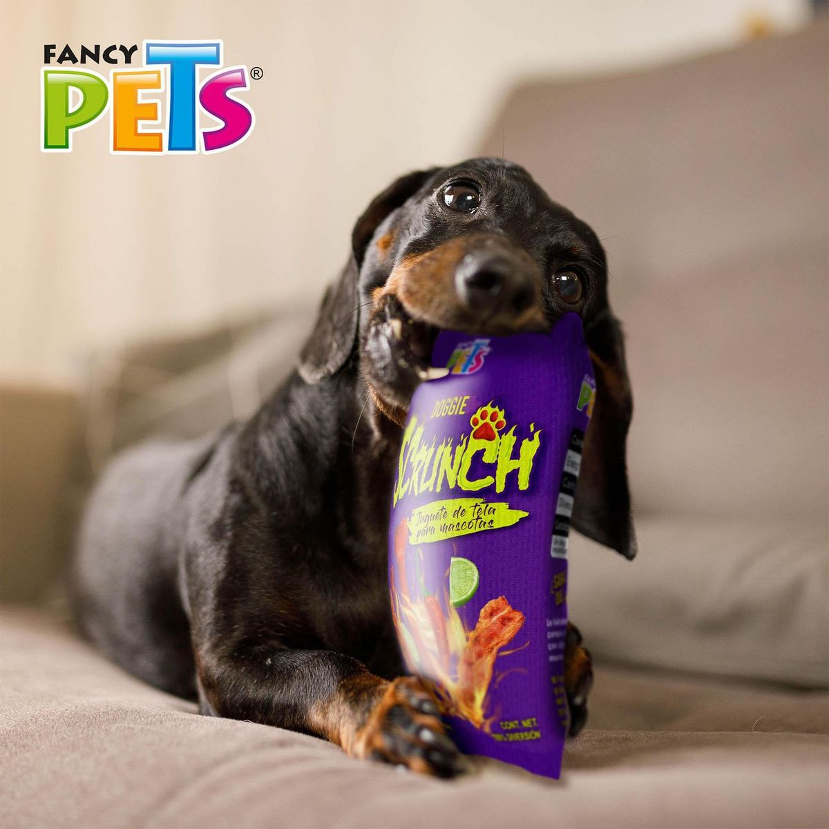 Fancy Pets - Juguete De Tela Doggie Scrunch Fuego