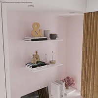 Combo 2 repisas blancas 60 cm