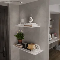 Combo 2 repisas blancas 60 y 80 cm