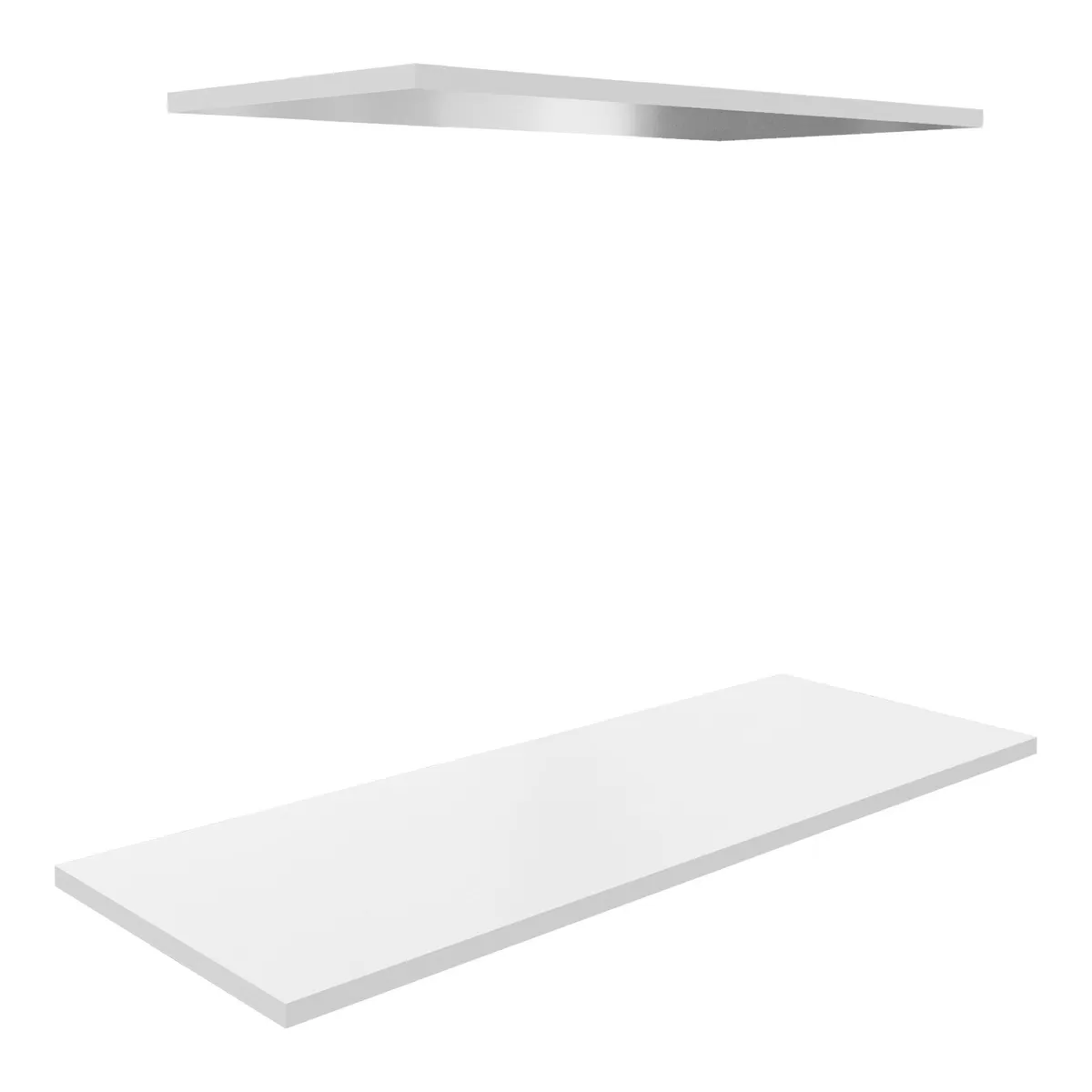 Combo 2 repisas blancas 60 y 80 cm, marca Maderkit - Foto 2