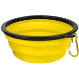 Plato Plegable De Silicon Ch Amarillo