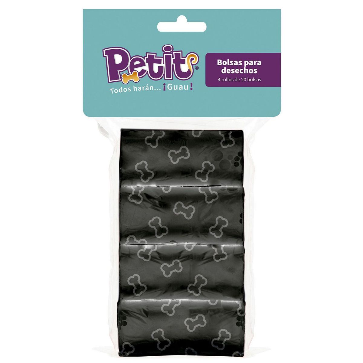 Petit - Bolsas Para Perro 4 Pzas 20 Bolsas