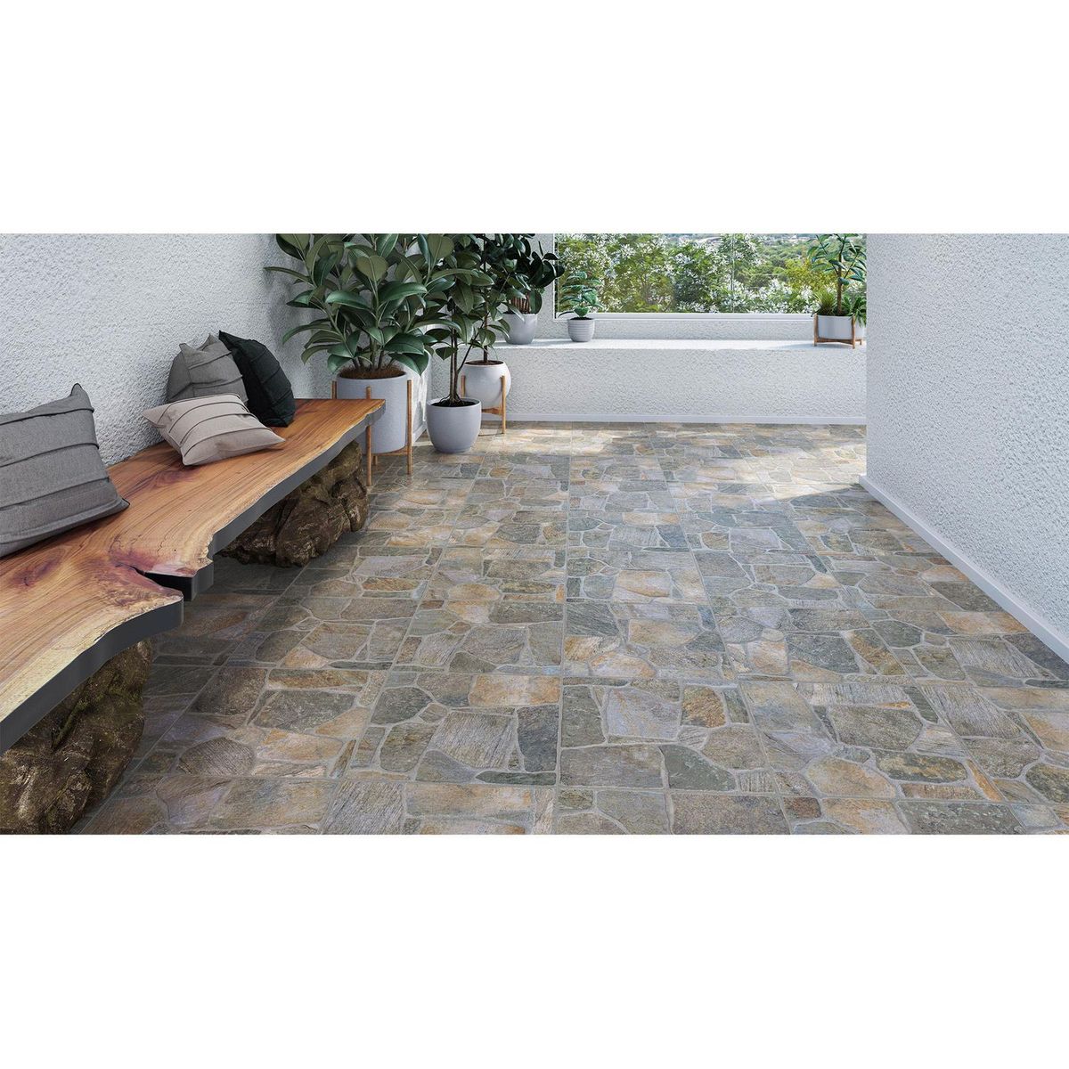 Piso Cerámico Pedraza gris 45x45 1.64, marca Mohawk - Foto 2