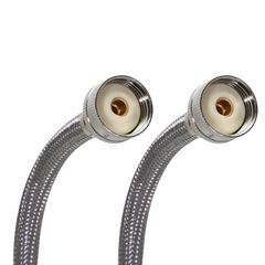 Manguera Flexible de Acero Inoxidable Para Lavadora (3/4 I.P X 3/4) Longitud 60" 152.4 cm