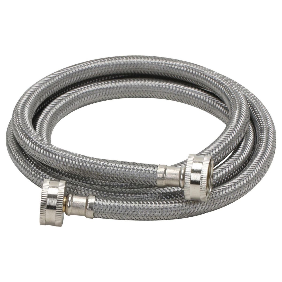 Fluidmaster - Manguera Flexible de Acero Inoxidable Para Lavadora (3/4 I.P X 3/4) Longitud 60" 152.4 cm