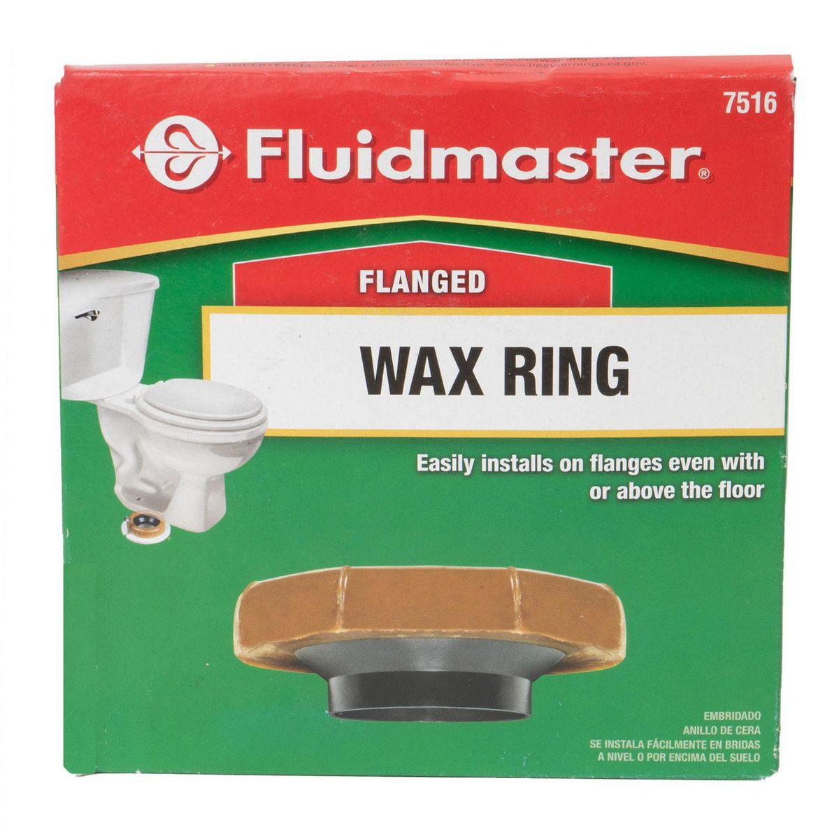 Anillo de Cera con Guía/Soporte, marca Fluidmaster - Foto Principal