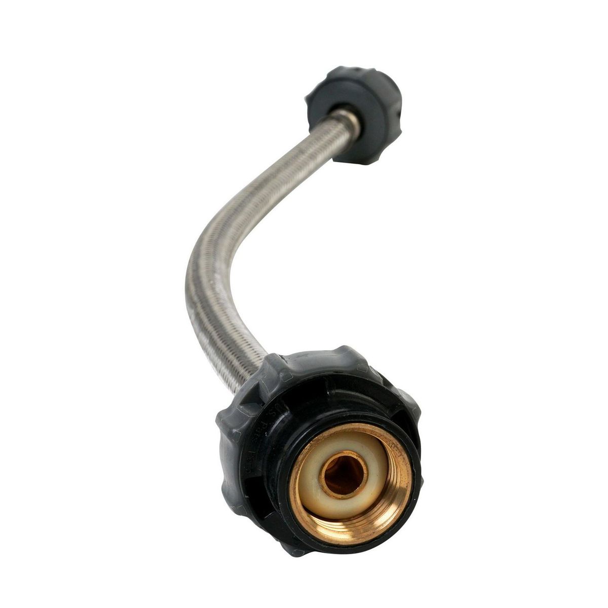 Fluidmaster - Click Seal de Acero Inoxidable para Lavabo 1/2 X 1/2 Longitud: 16" 40.64 cm