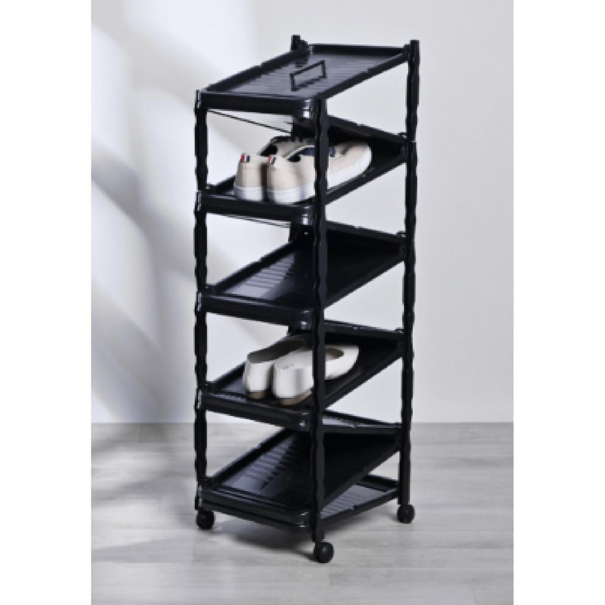 Zapatera extensible con ruedas para 10 pares, marca Italhome - Foto Principal