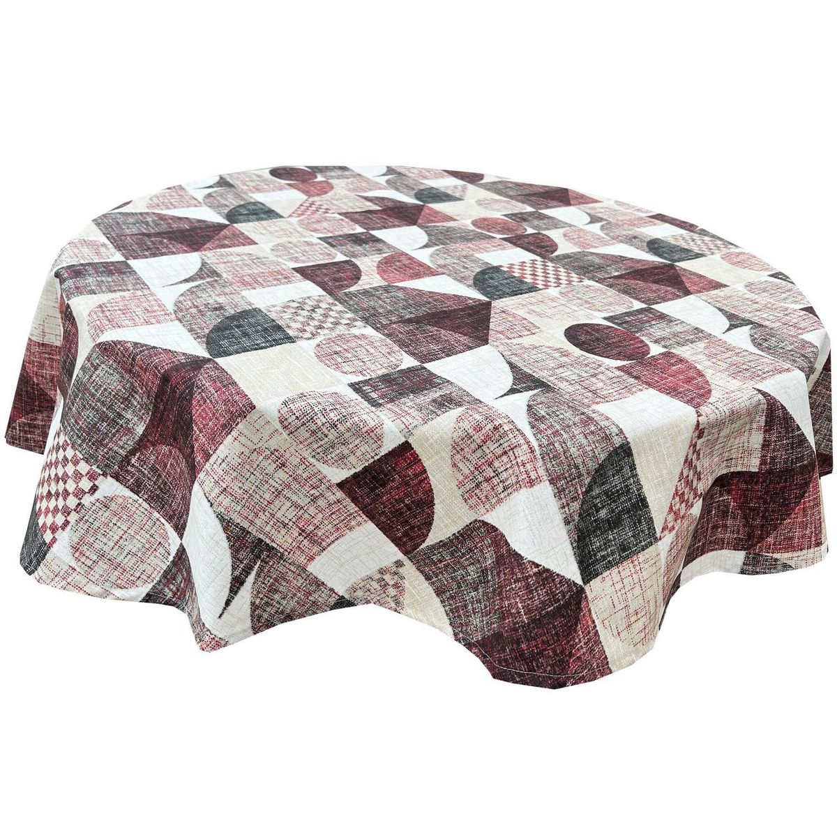 Mantel redondo Dropy 136 cm, marca Just Home Collection - Foto Principal