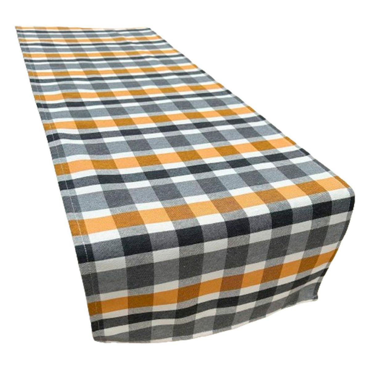 Just Home Collection - Camino de mesa mostaza Escocia 40 x 160 cm