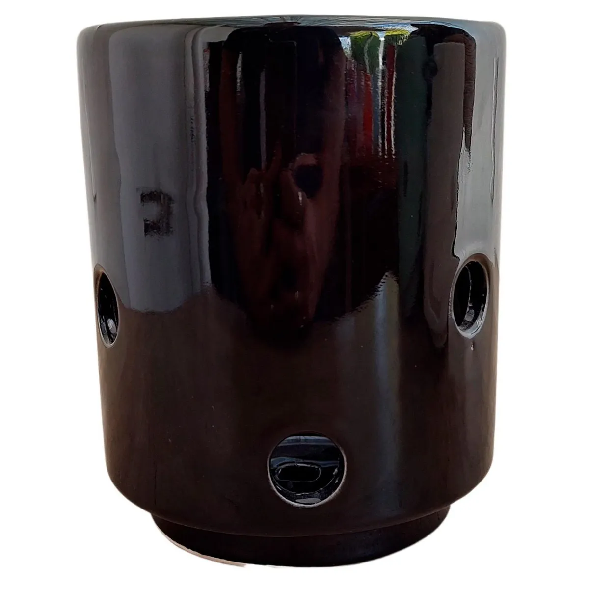 Conaplor - Maceta Orquidea Cilindro Negra