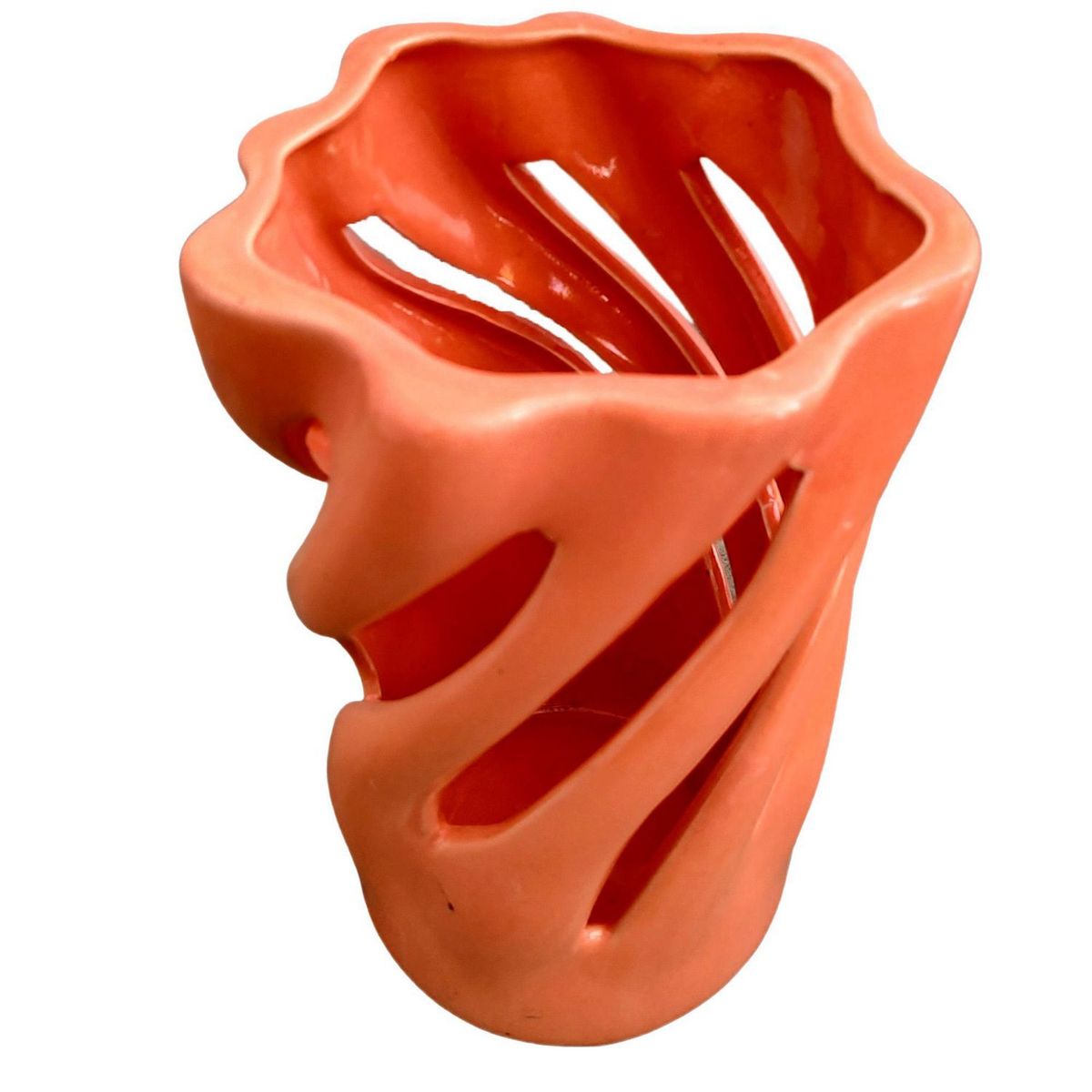 Conaplor - Maceta Orquídea Espiral Naranja