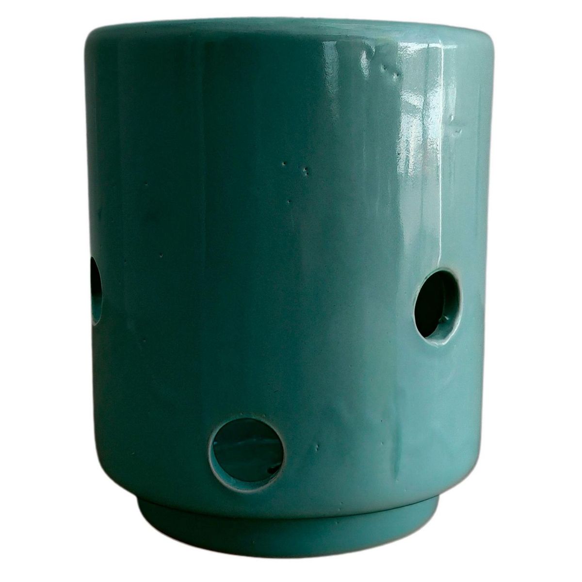 Maceta Orquídea Cilindro Verde Aqua, marca Conaplor - Foto Principal