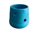 Maceta Orquidea Dúo Cono Azul Cielo